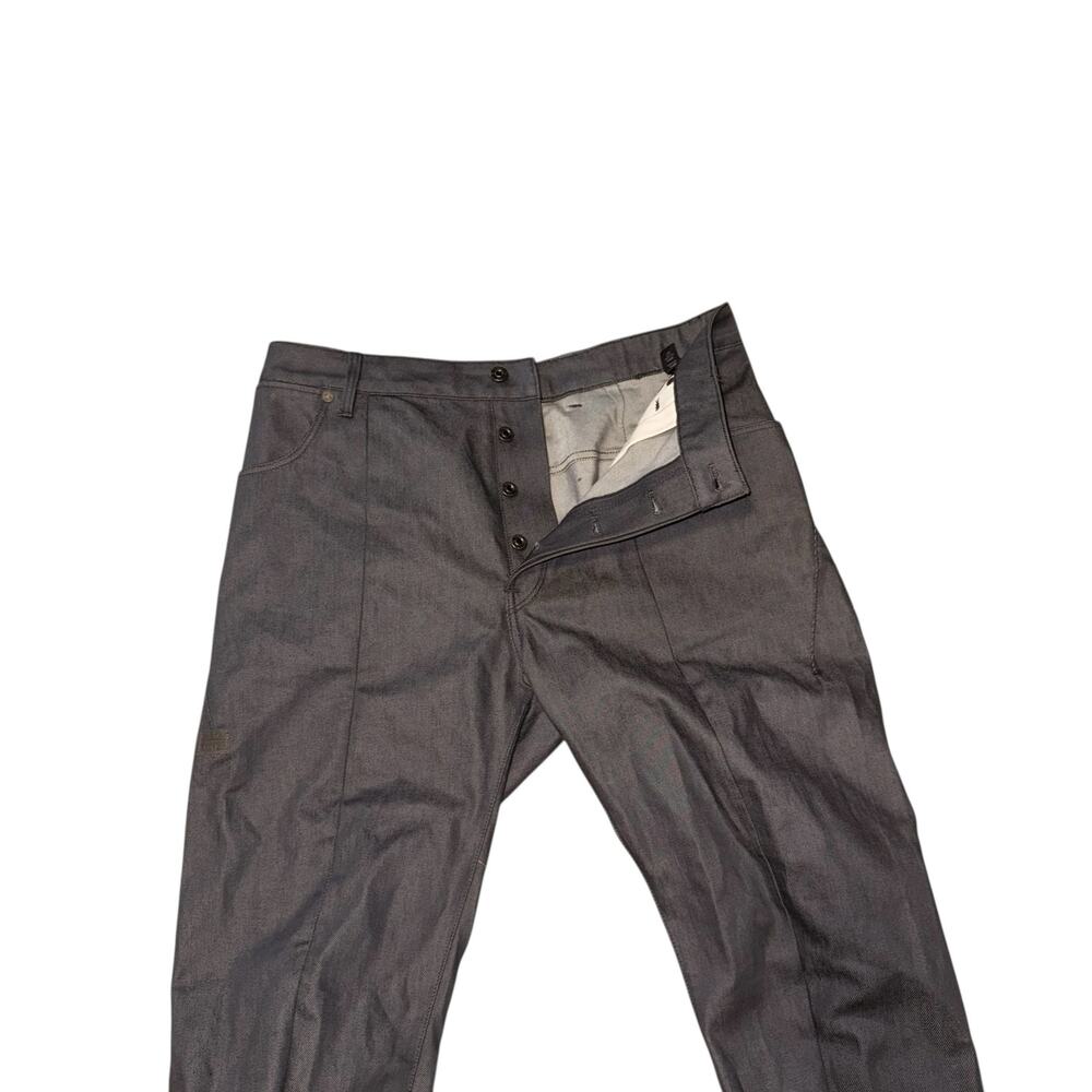 G-Star Raw Men's Lanc 3D Straight Tapered Jeans in Dark Blue Gray Size 36 x 32 - Picture 5 of 12